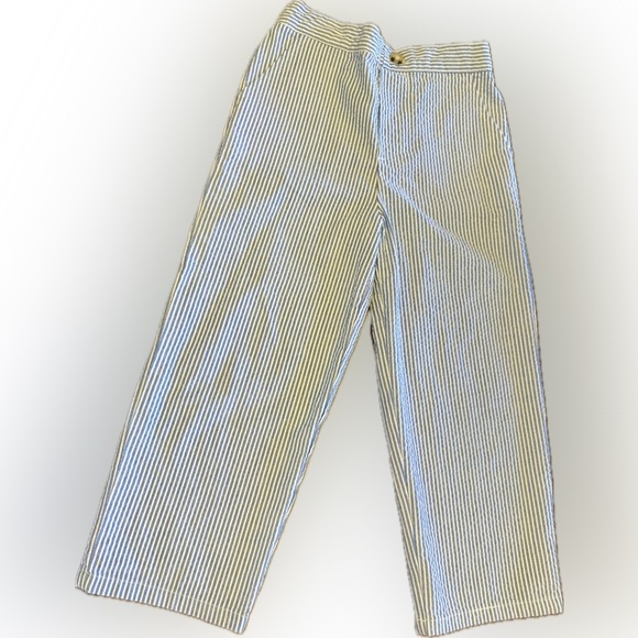 Boy's Classic Striped Seersucker Pants - Blue/White, Size 4T, elastic waist,NWOT - Picture 1 of 7